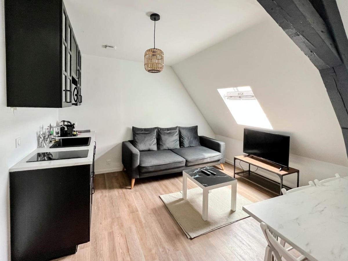 Tournelles Vue Cathedrale- Maison Climatisee Du Xvie Siecle Classee Apartment Reims Luaran gambar